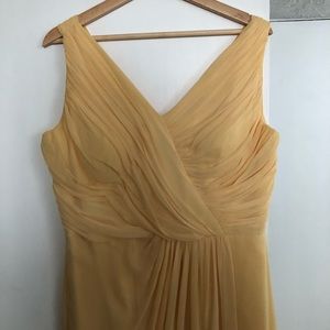 Dessy Collection Buttercup bridesmaid dress